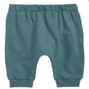 Open Edit Kids Babies' Organic Cotton Joggers In Teal Needle Size 6mos NWT